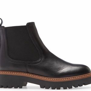 Chelsea boot size 8 black leather